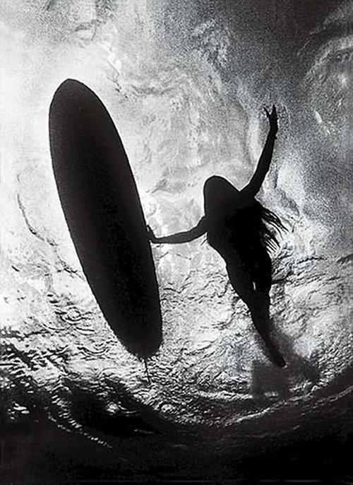 girl surfing